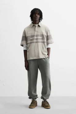 ZARA T-Shirts|Polos^POLO COLOR BLOCK LAVADA Cinzento