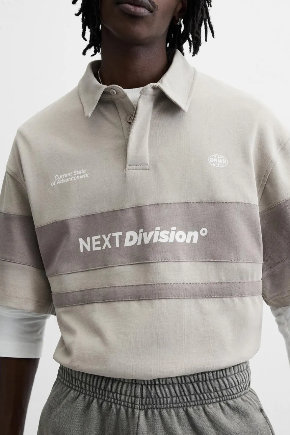 ZARA T-Shirts|Polos^POLO COLOR BLOCK LAVADA Cinzento