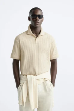ZARA Polos^POLO COM ESTRUTURA Cru