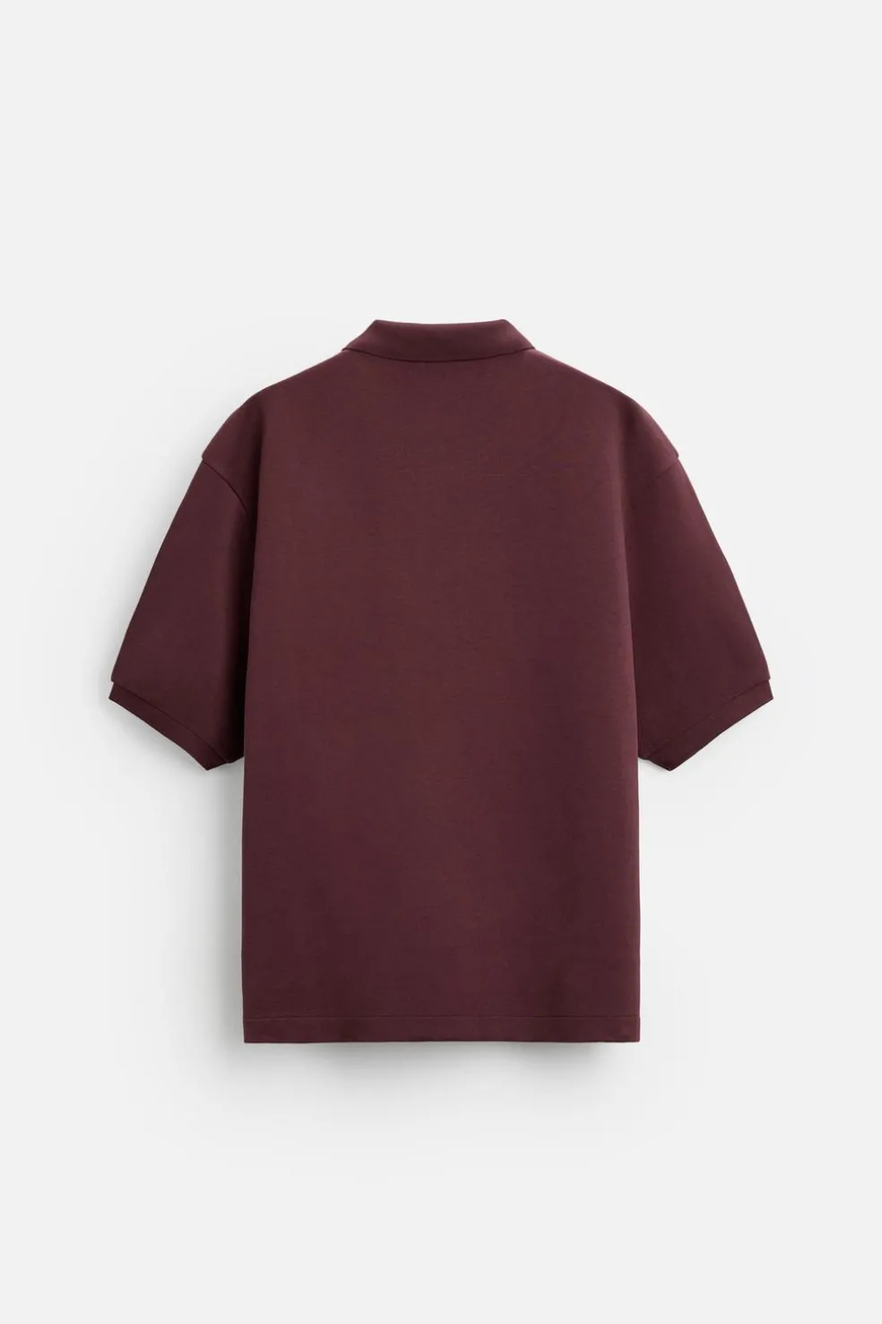 ZARA Polos^POLO COM ESTRUTURA PIQUÉ Borgonha