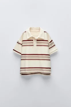 POLO ÀS RISCAS-ZARA Best Sale