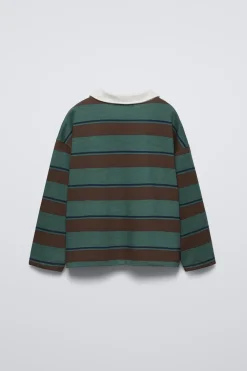 POLO ÀS RISCAS-ZARA Discount