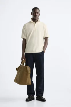 ZARA Polos^POLO TEXTURA BOUCLÉ Cru