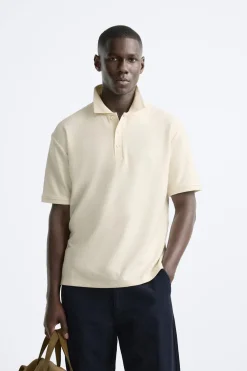 ZARA Polos^POLO TEXTURA BOUCLÉ Cru