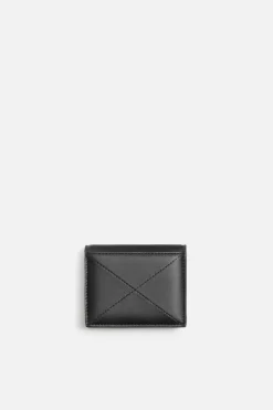 ZARA Malas / Mochilas^PORTA-CARTÕES COM PESPONTES Preto