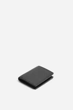 ZARA Malas / Mochilas^PORTA-CARTÕES VERTICAL COM TEXTURA Preto