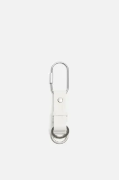 ZARA Malas / Mochilas^PORTA-CHAVES PELE MOSQUETÃO Branco-osso