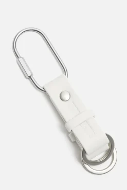 ZARA Malas / Mochilas^PORTA-CHAVES PELE MOSQUETÃO Branco-osso