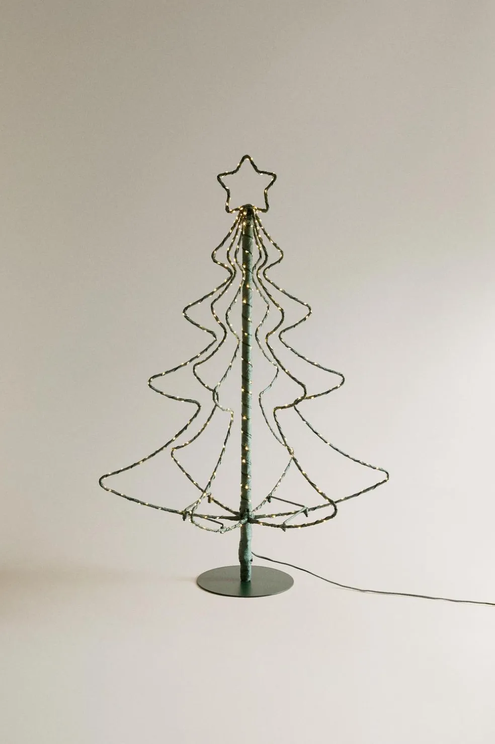 ÁRVORE DE NATAL ESTRUTURA LUZES LED PEQUENA-ZARA Hot