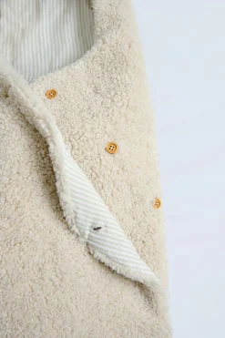 SACO PORTA-BEBÉS DE PELO ENCARACOLADO-ZARA Sale