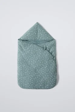 SACO PORTA-BEBÉS TEXTURA FOLHAS-ZARA New