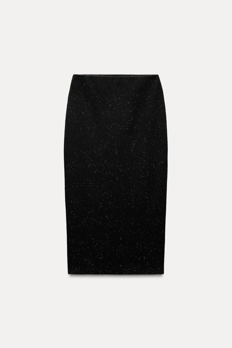 ZARA Cardigan / Camisolas|Malha^SAIA MIDI DE MALHA Preto