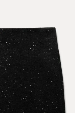 ZARA Cardigan / Camisolas|Malha^SAIA MIDI DE MALHA Preto