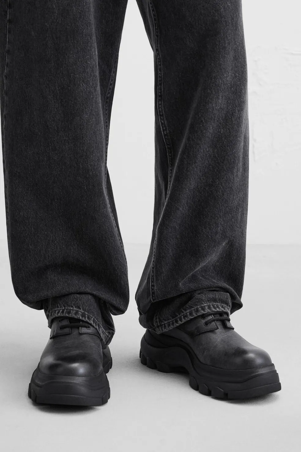 ZARA Vestuário De Inverno|Sapatos^SAPATO VOLUME Preto