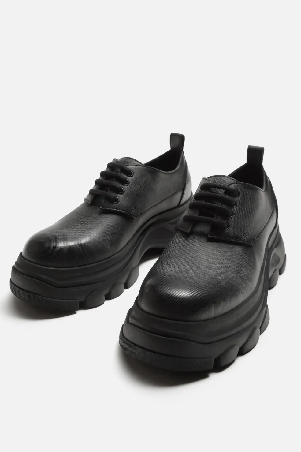 ZARA Vestuário De Inverno|Sapatos^SAPATO VOLUME Preto