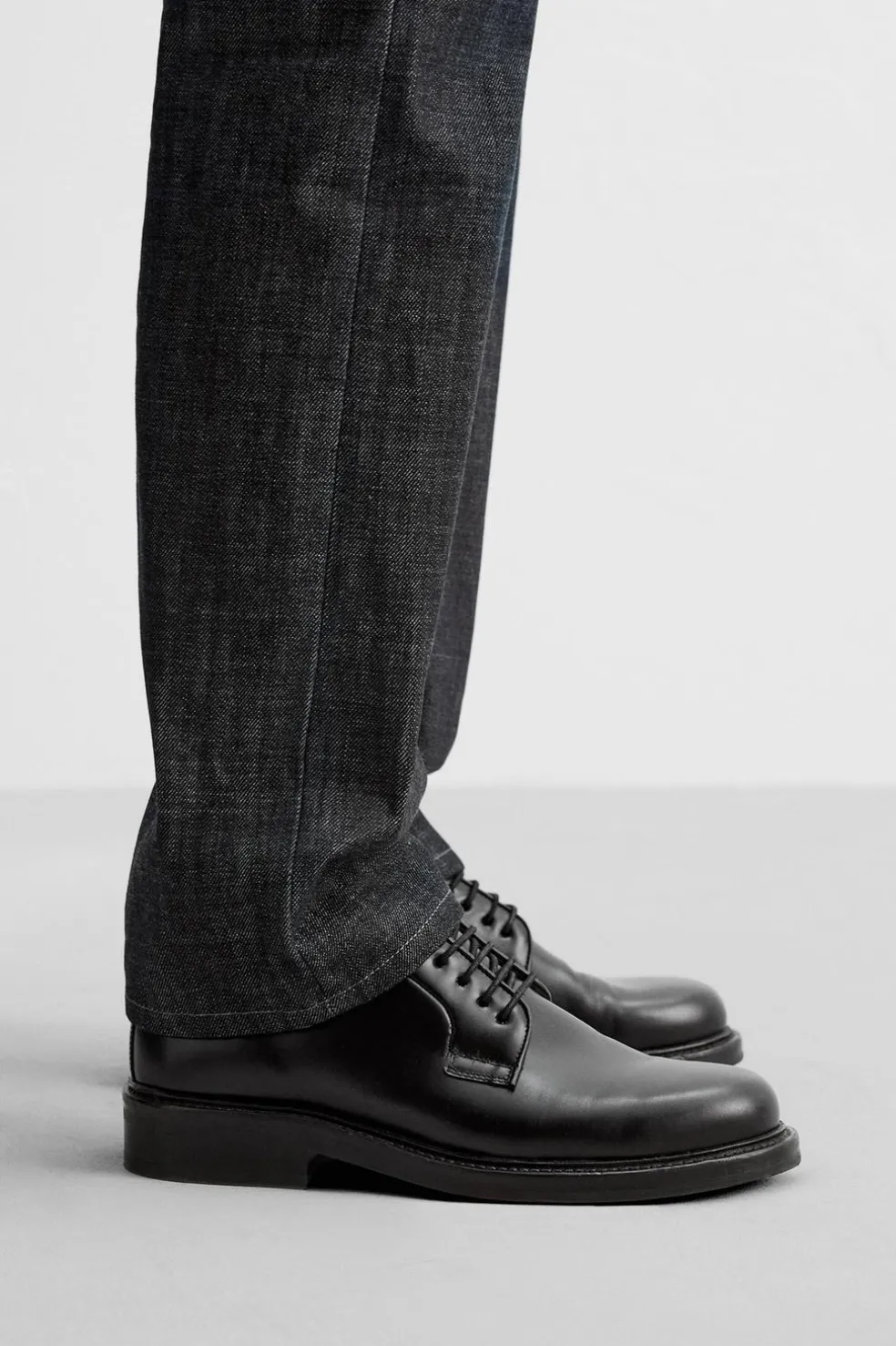 ZARA Pele|Sapatos^SAPATOS DE PELE ELEGANTES Preto