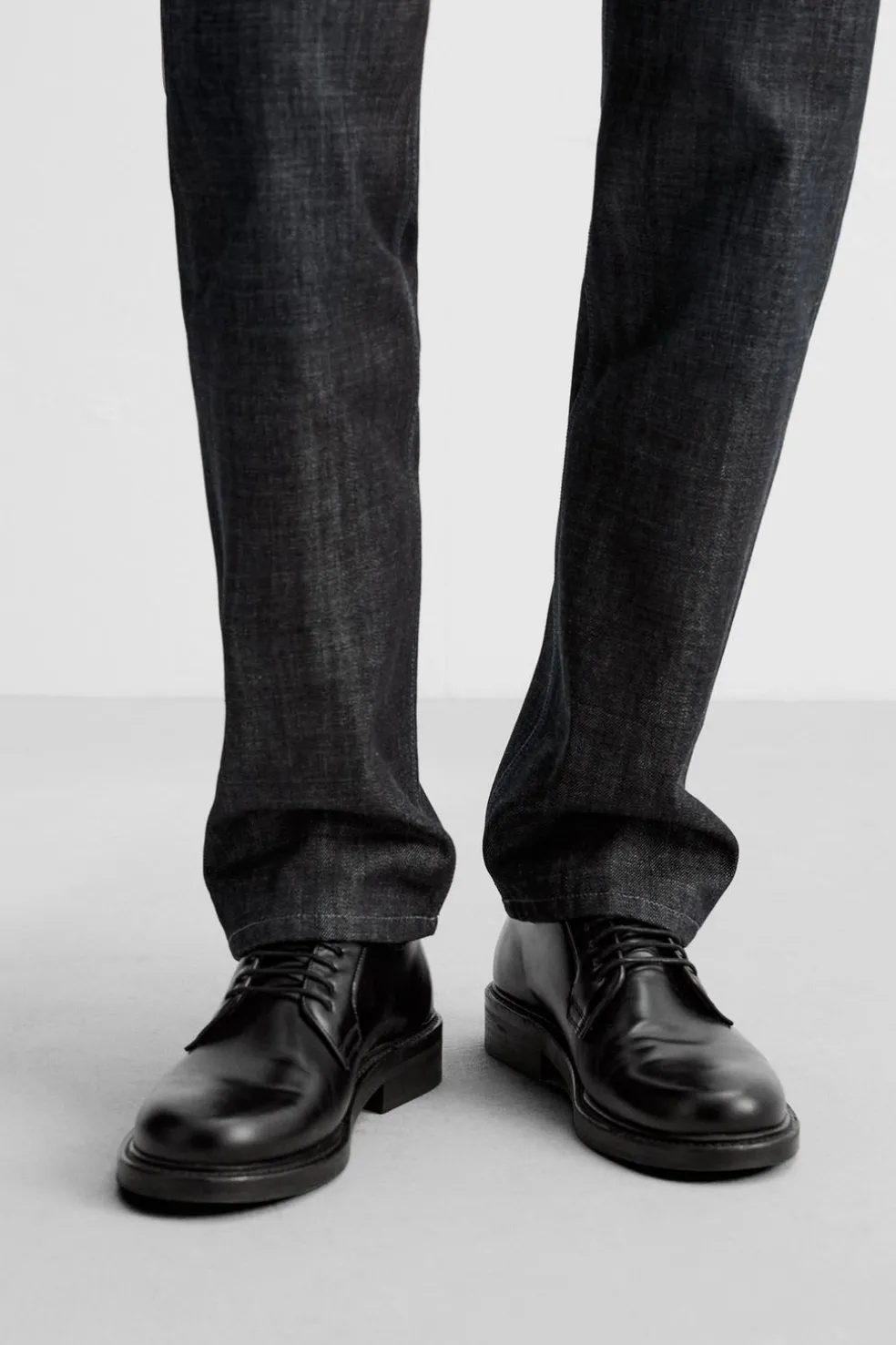 ZARA Pele|Sapatos^SAPATOS DE PELE ELEGANTES Preto
