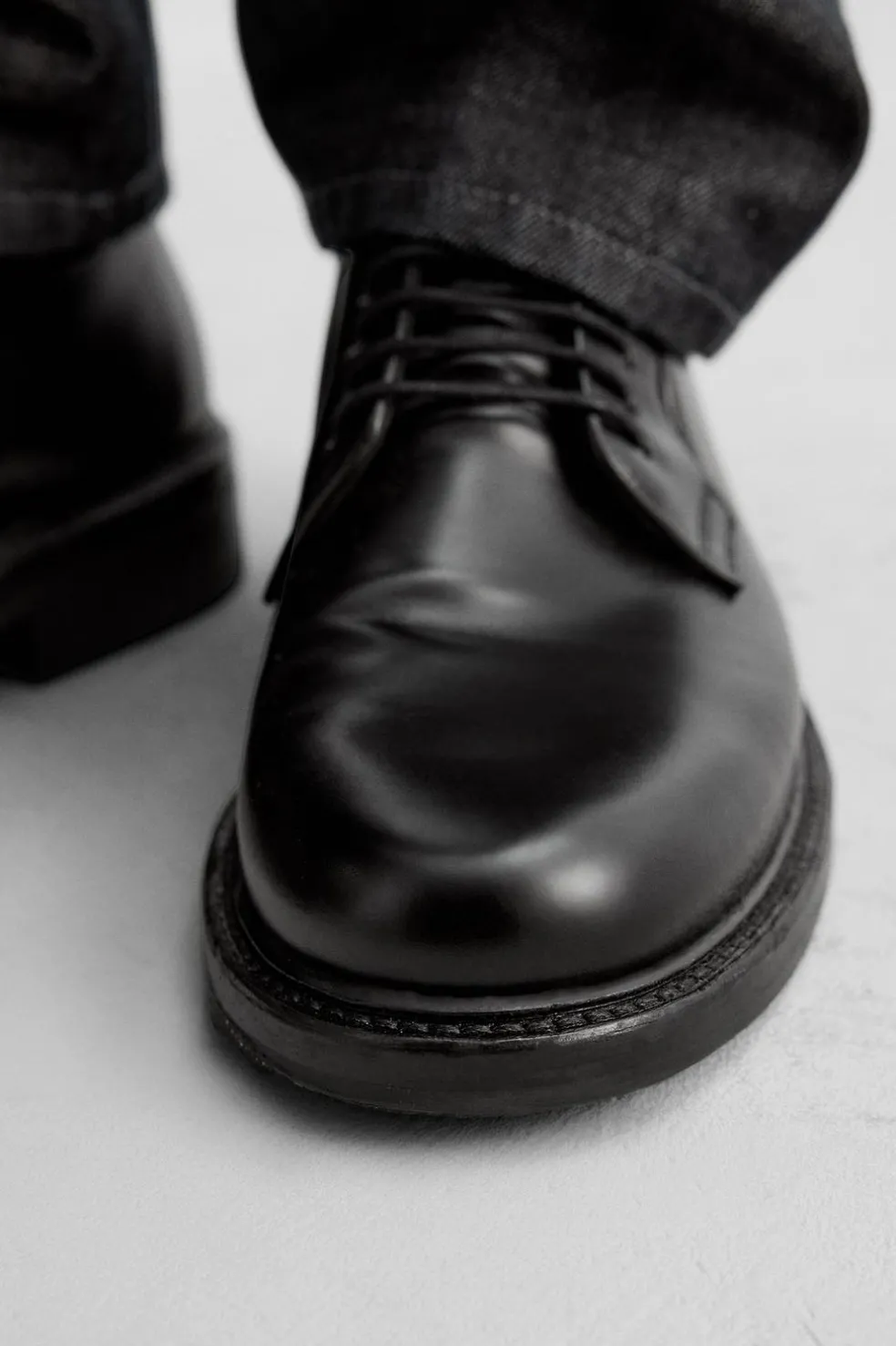 ZARA Pele|Sapatos^SAPATOS DE PELE ELEGANTES Preto
