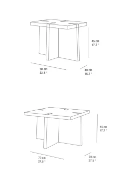 ZARA Móveis|Móveis^SIDETABLE 01 Castanho