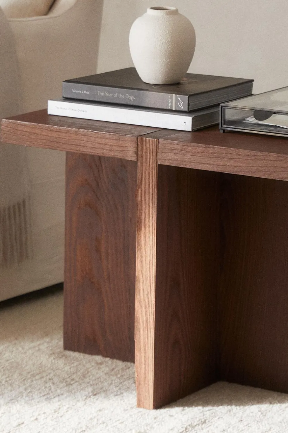 ZARA Móveis|Móveis^SIDETABLE 01 Castanho