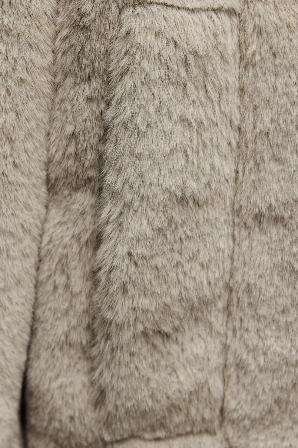 ZARA Winter Layersnew|Sobretudos / Anoraques^SOBRETUDO DE PELO SINTÉTICO Cinzento