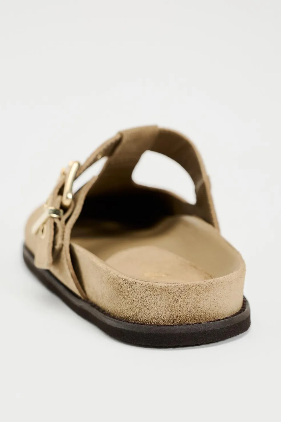 ZARA Sapatos^SOCAS CROUTE COM FIVELA Castanho