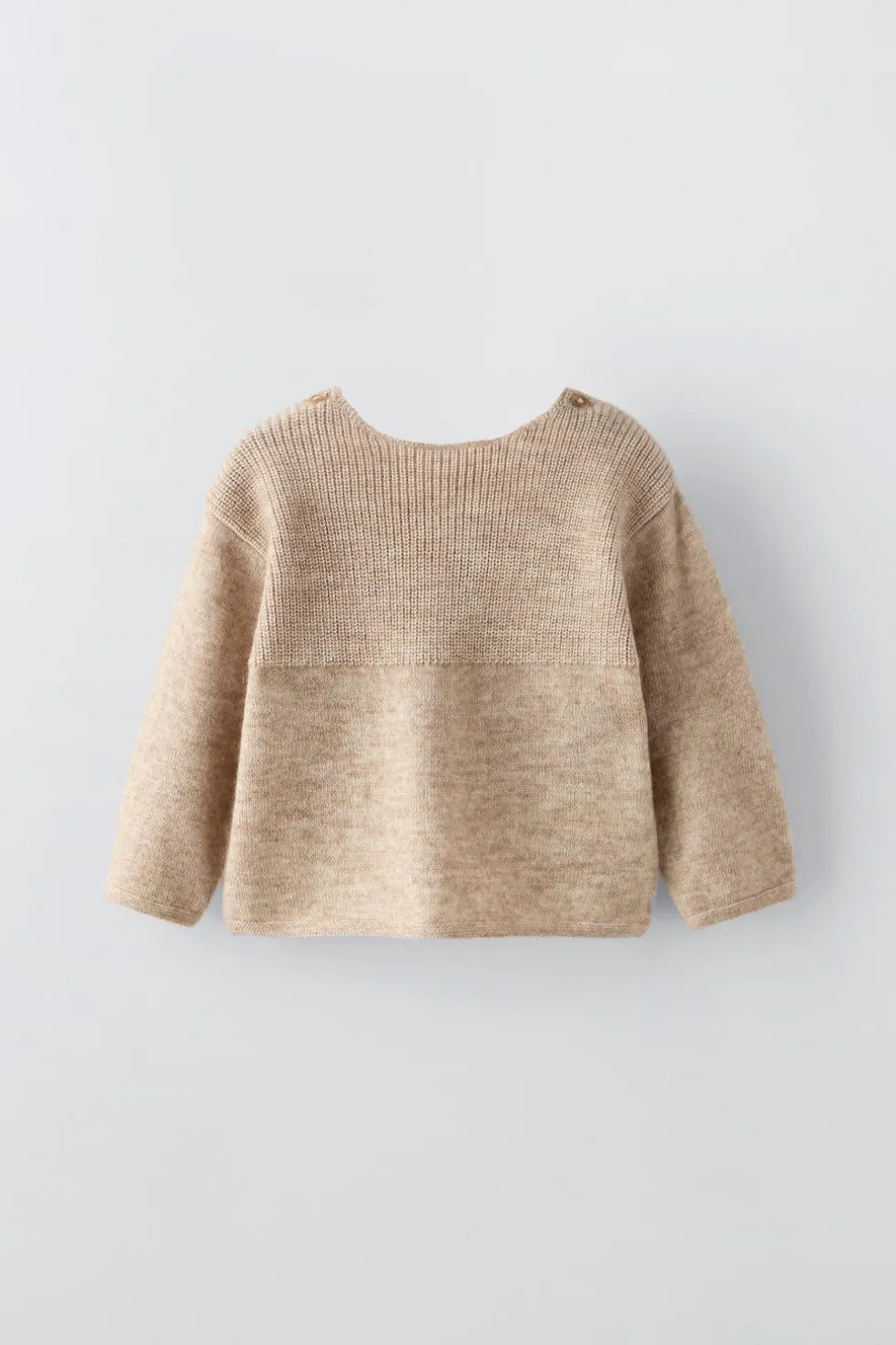 SWEATER DE LÃ E CAXEMIRA-ZARA Sale