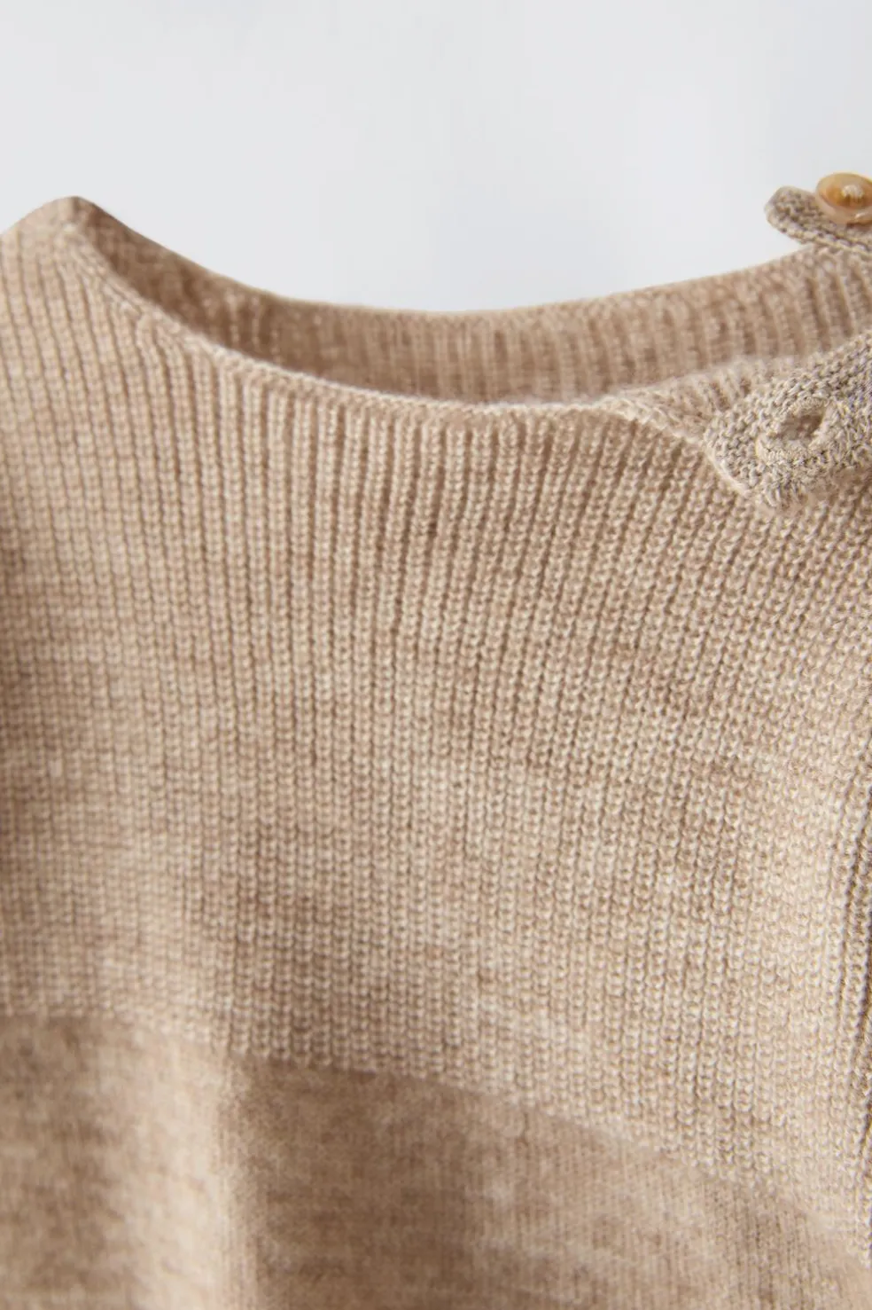 SWEATER DE LÃ E CAXEMIRA-ZARA Sale