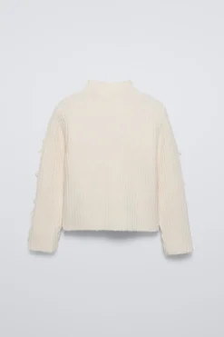 SWEATER DE MALHA COM LACINHOS-ZARA Best Sale