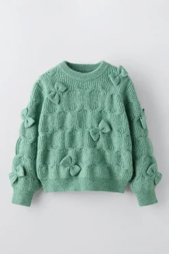 SWEATER DE MALHA COM LAÇOS-ZARA Outlet