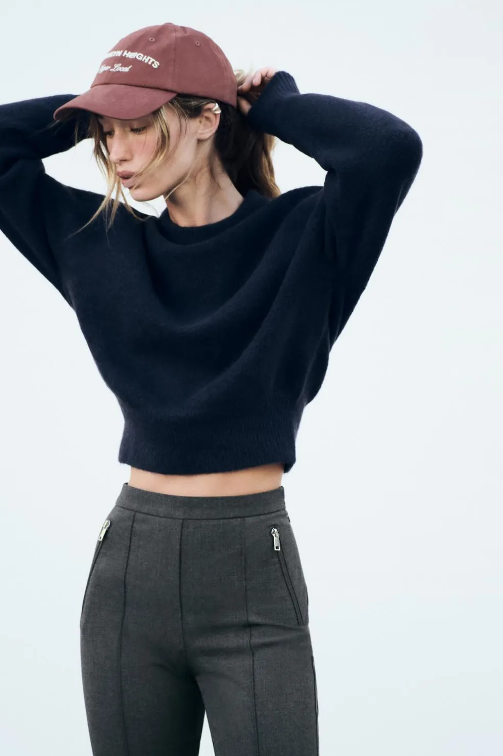 ZARA Winter Layersnew^SWEATER DE MALHA SOFT Azul