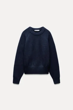ZARA Winter Layersnew^SWEATER DE MALHA SOFT Azul