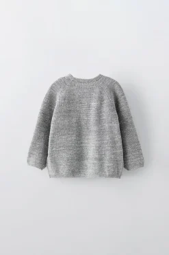 SWEATER MALHA PEROLADA-ZARA Best