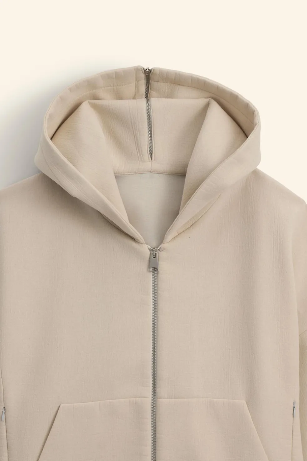 ZARA Sweatshirts^SWEATSHIRT CAPUZ LIMITED EDITION Bege