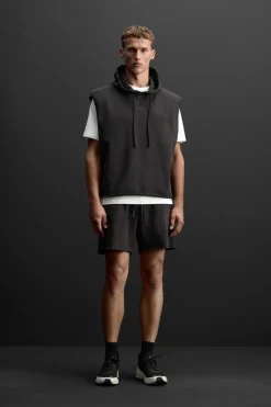 ZARA Sweatshirts^SWEATSHIRT COM CAPUZ Preto