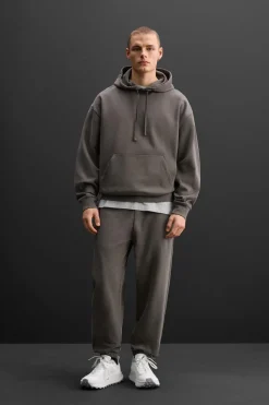 ZARA Sweatshirts^SWEATSHIRT COM CAPUZ Cinzento-antracito