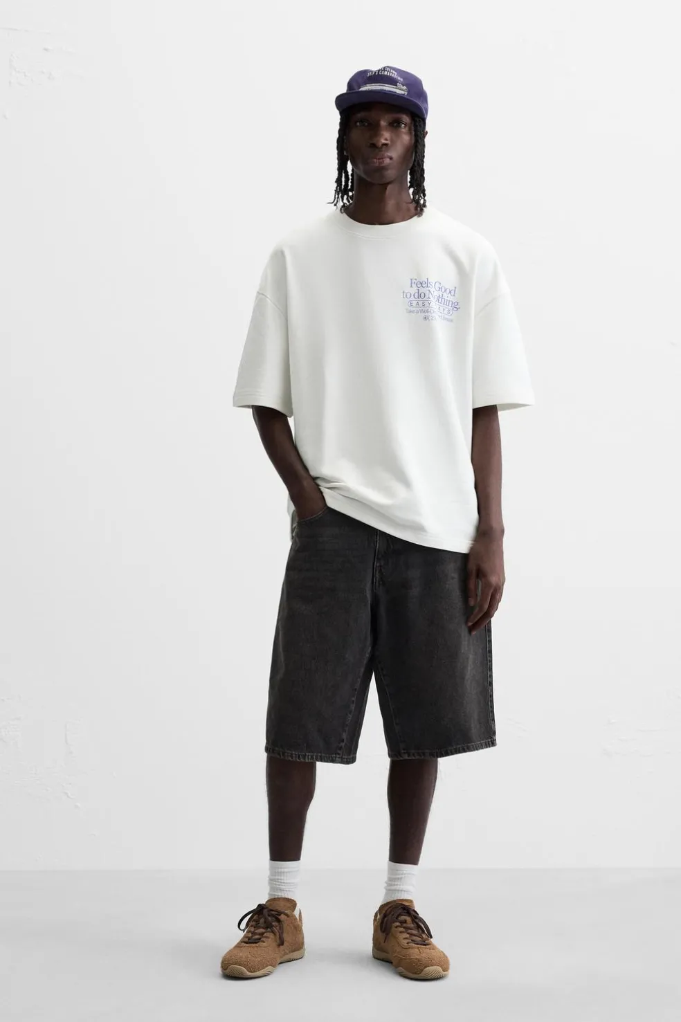 ZARA Sweatshirts^SWEATSHIRT COM ESTAMPADO COMBINADO Branco-marfim