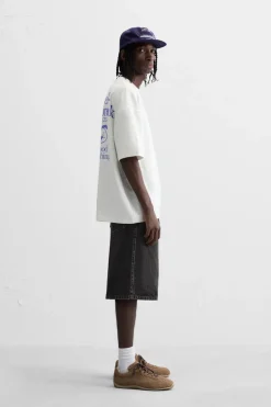 ZARA Sweatshirts^SWEATSHIRT COM ESTAMPADO COMBINADO Branco-marfim
