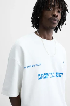 ZARA Sweatshirts|T-Shirts^SWEATSHIRT COM ESTAMPADO COMBINADO Cru
