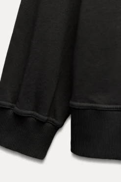 ZARA Winter Layersnew|Sweatshirts / Joggers^SWEATSHIRT LAVADA COM MENSAGEM Cinzento-escuro
