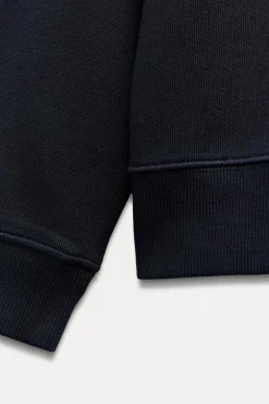 ZARA Winter Layersnew|Sweatshirts / Joggers^SWEATSHIRT LAVADA OVERSIZE Azul-marinho