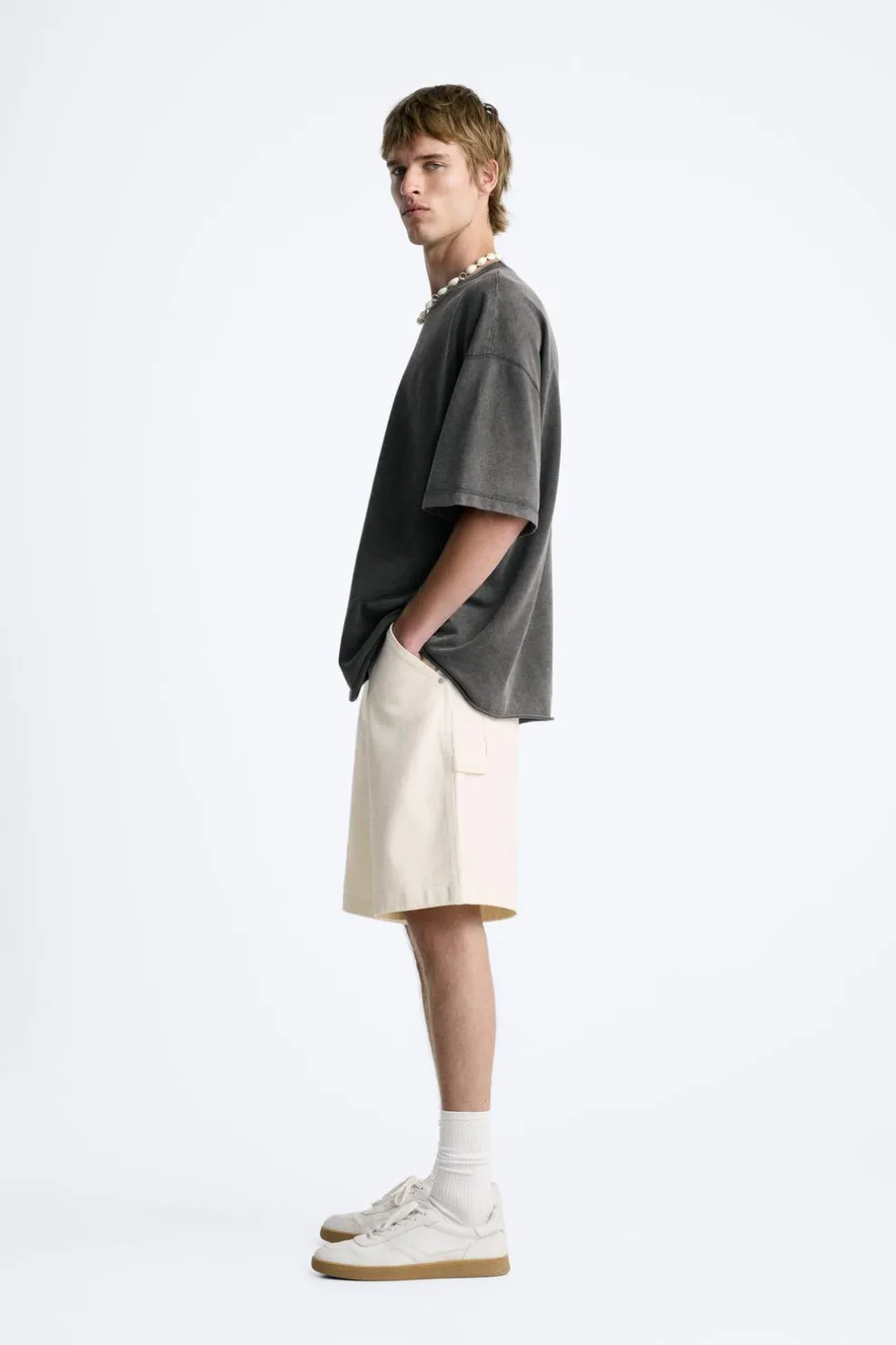 ZARA Sweatshirts|T-Shirts^SWEATSHIRT OVERSIZE COM LAVAGEM Preto
