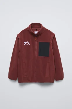 SWEATSHIRT POLAR CONVERSÍVEL EM COLETE-ZARA Online