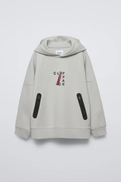 SWEATSHIRT SPORTY FECHOS DE CORRER-ZARA Cheap