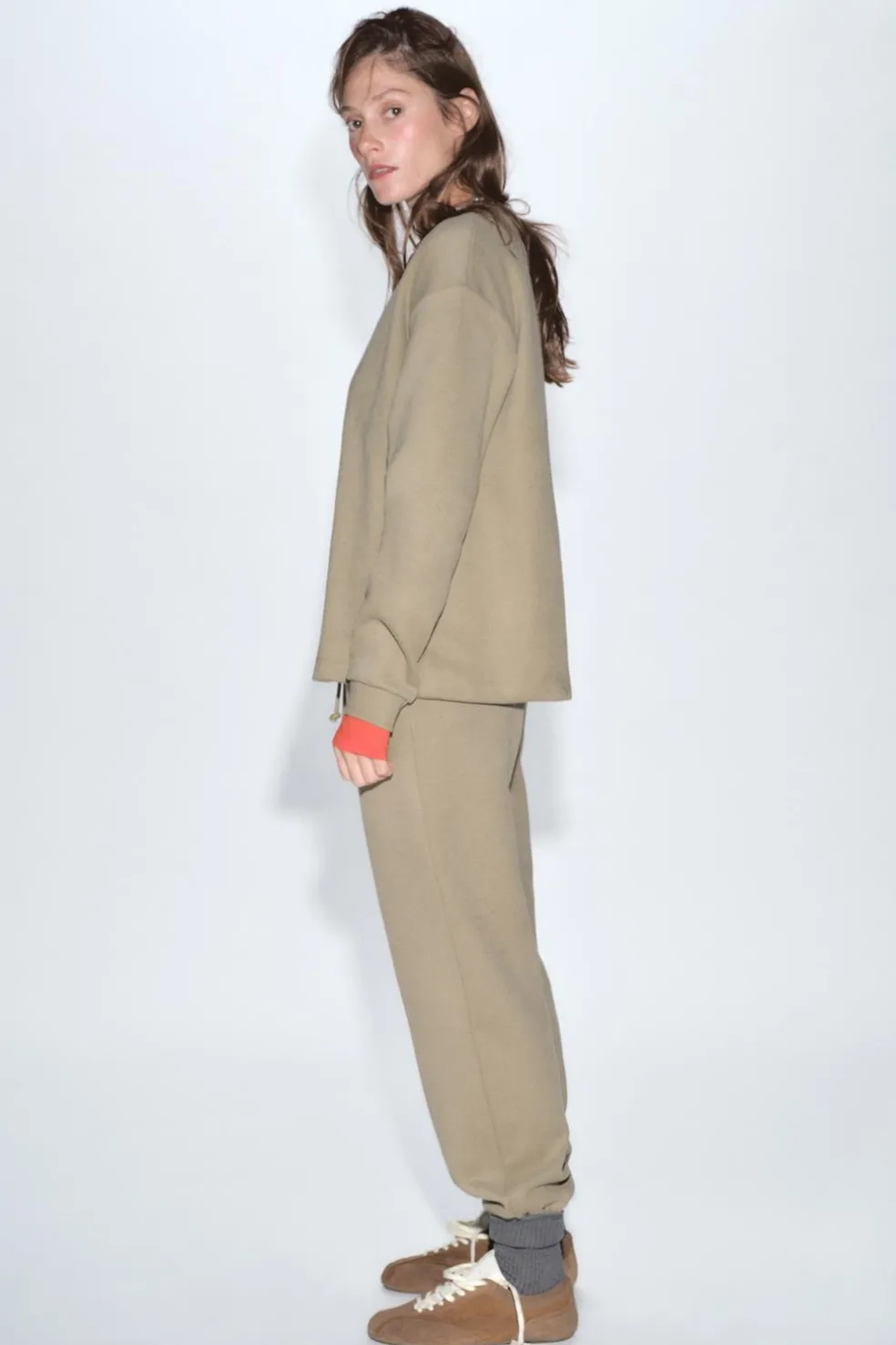 ZARA Winter Layersnew|Sweatshirts / Joggers^SWEATSHIRT SUAVE Camel-claro