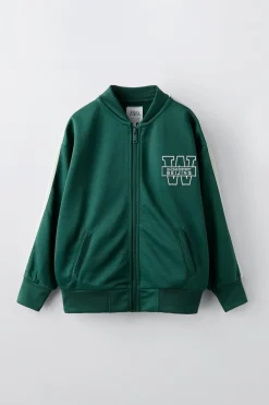 SWEATSHIRT TEXTO BORDADO-ZARA Hot
