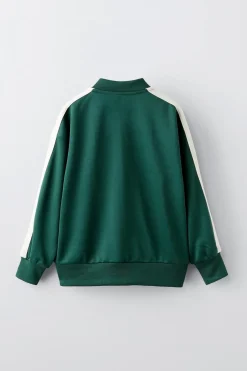 SWEATSHIRT TEXTO BORDADO-ZARA Hot