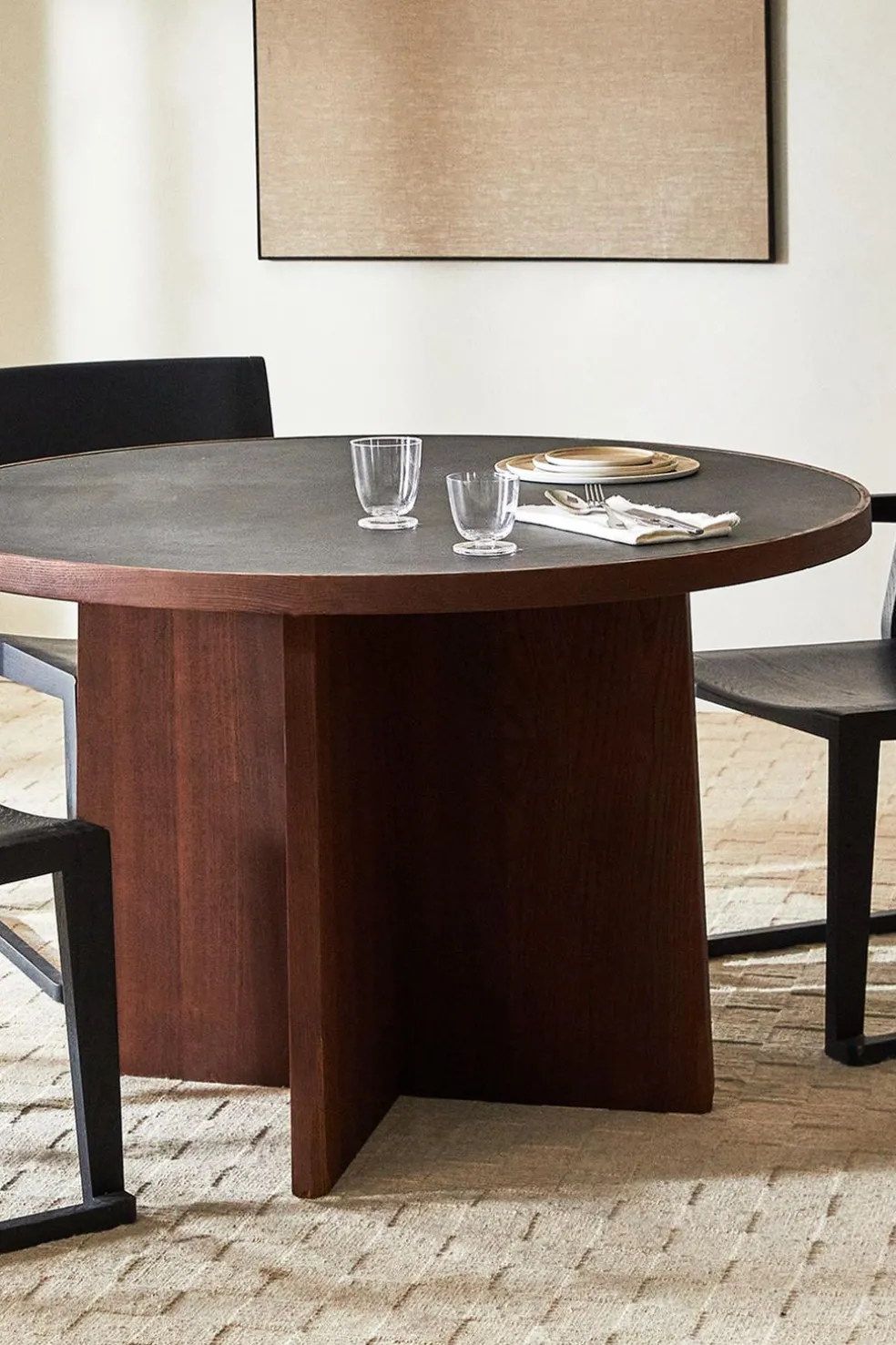ZARA Móveis|Móveis^TABLE 03 Preto / Castanho