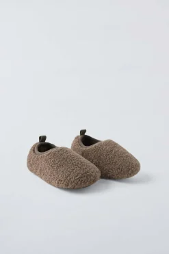 TIMELESZ - CHINELO DE QUARTO COM EFEITO DE PELO ENCARACOLADO-ZARA Best Sale