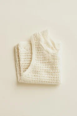 TIMELESZ - TOP DE MALHA RENDILHADA-ZARA Flash Sale